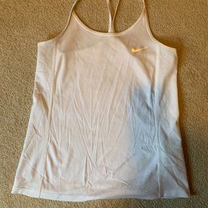 White Nike Exercise Top